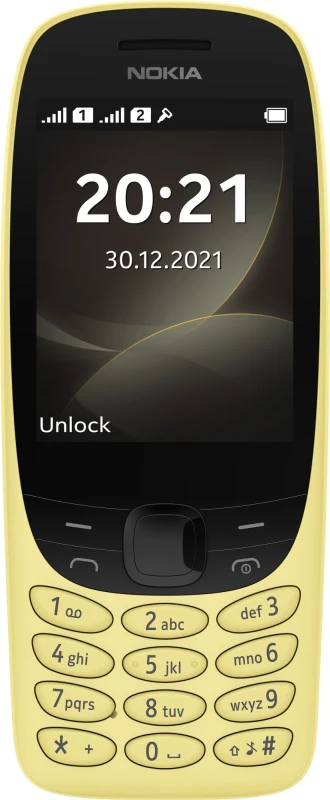 Image of Nokia 6310 7.11cm (2.8") Yellow Feature phone