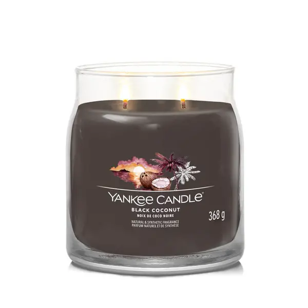 Image of Yankee Candle Black Coconut Scented Candle 368g