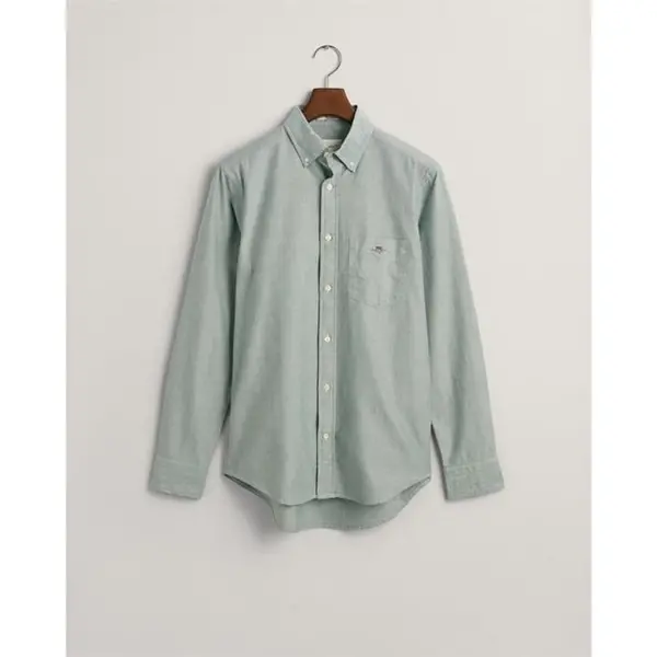 Image of Gant Regular Fit Oxford Shirt - Green M