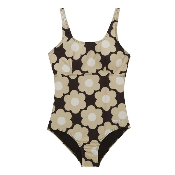 Image of Regatta Womens Orla II Swim Suit 8 - Bust 32' (81cm) Black Sixties Daisy RWM050-D5R-8