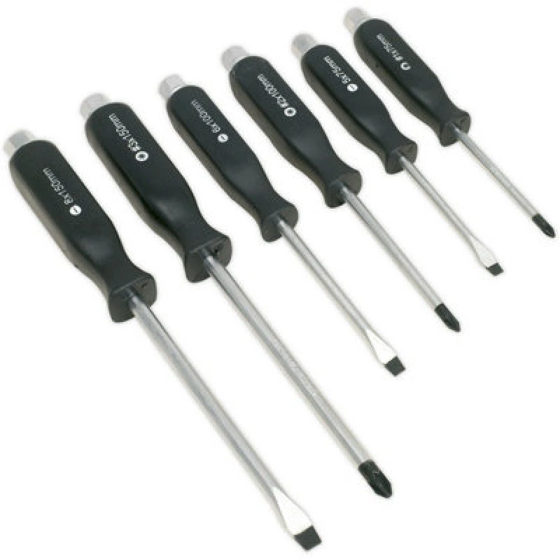 Image of Loops 6 PACK Hammer Through Screwdriver Set - Hardened Steel Hammer Strike Chisel Cap Metallics