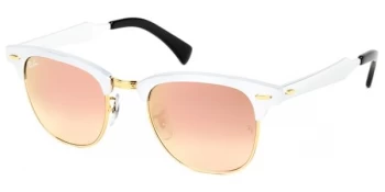 Image of Ray-Ban RB3507 Sunglasses Brushed Silver 137/7O 49mm