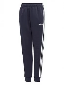 Image of adidas Boys 3-Stripes Pant - Navy, Size 4-5 Years