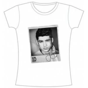 Image of One Direction Solo Zayn Skinny White TS: XL