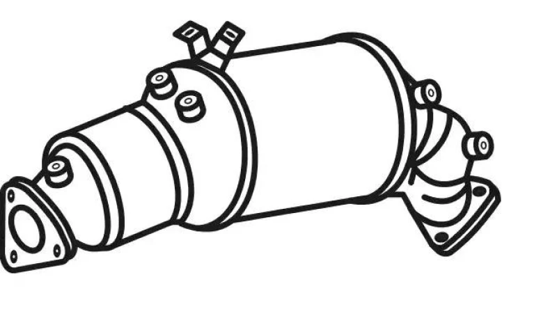 Image of VEGAZ AK-860 Particulate Filter Soot-/ Particle Filter,exhaust system (1256)