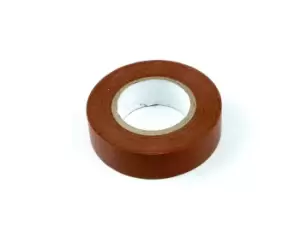 Image of Trade Pack UU0100100200 19mm x 20m Electrical Insulation Tape - Brown