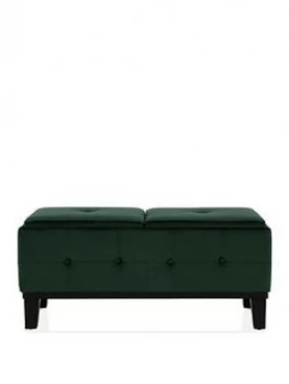 Image of Cosmoliving Diego Storage Ottoman With Flip Top Tray