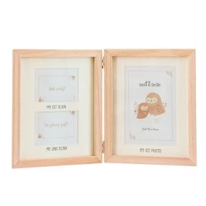 Image of Sass & Belle Woodland Baby Scan Multi Photo Frame