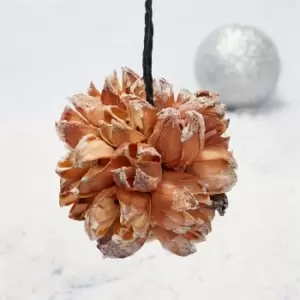 Image of I Saw It First House Doctor Floral Bauble Large - Pink