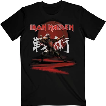 Image of Iron Maiden - Senjutsu Eddie Archer Kanji Unisex Medium T-Shirt - Black