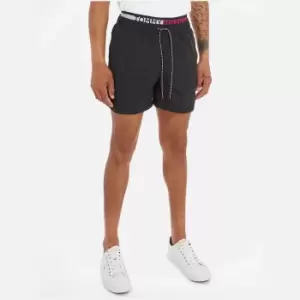 Image of Tommy Hilfiger Logo-Detailed Nylon Swim Shorts - M