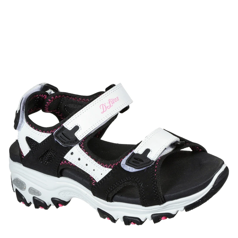 Image of Skechers DLites Black/White unisex 3 (36)