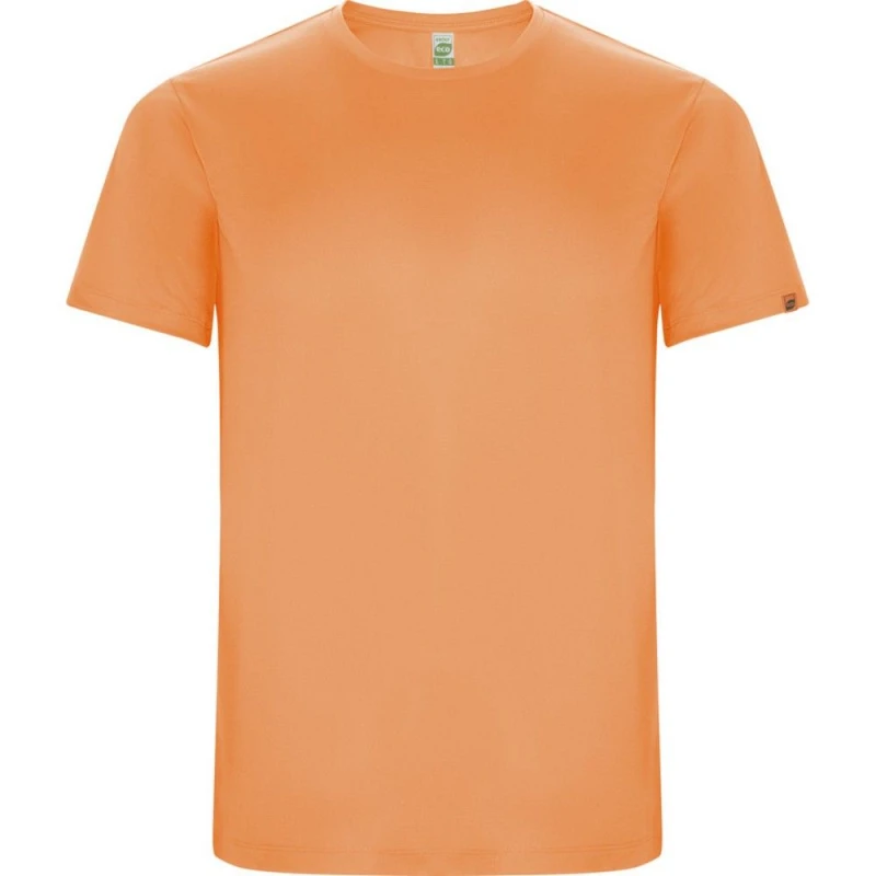 Image of ROLY ROLY Men Imola Short-Sleeved Sports T-Shirt in Orange Size: Small Orange S Male 5063470579310