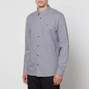 Image of Armani Exchange Shepherd Check Cotton Shirt - S