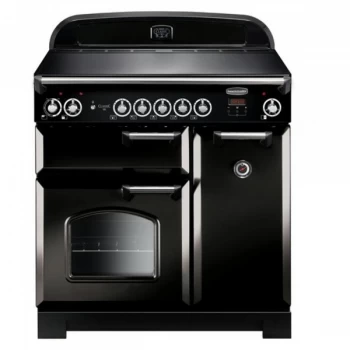 Image of Rangemaster CLA90EIBLC 116940 CLASSIC 90cm Induction Range Cooker BlackChrome