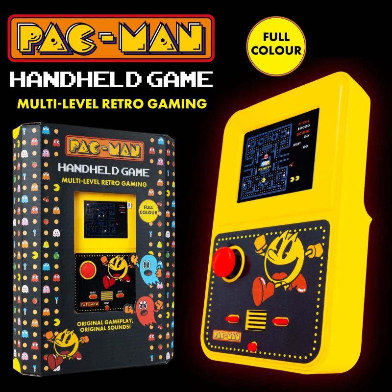 Image of Pac-Man Pac-Man Colour Handheld Multi unisex One Size
