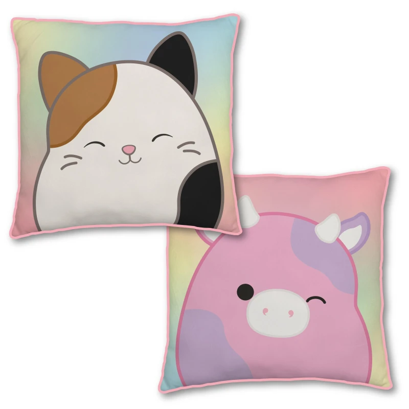 Image of Squishmallows Meowmoo Square Cushion Multi unisex One Size