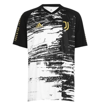 Image of adidas Juventus Pre Match Shirt 2020 2021 Mens - White