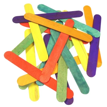 Image of Rapid Coloured Lollipop Sticks Jumbo - Pack of 100