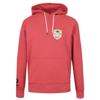 Image of Jack Wills Keasdon Graphic Hoodie - Red