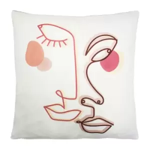 Image of Duo Abstract Cushion Multicolour