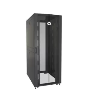 Image of Vertiv VR3350 rack cabinet 42U Freestanding rack Black Transparent