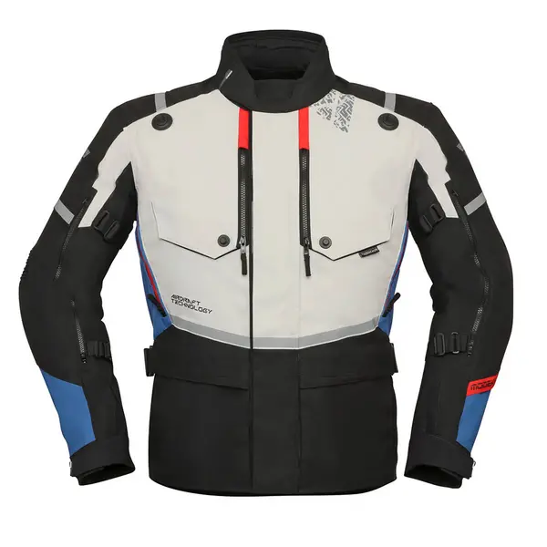 Image of Modeka Trohn Jacket Light Grey Blue 3XL