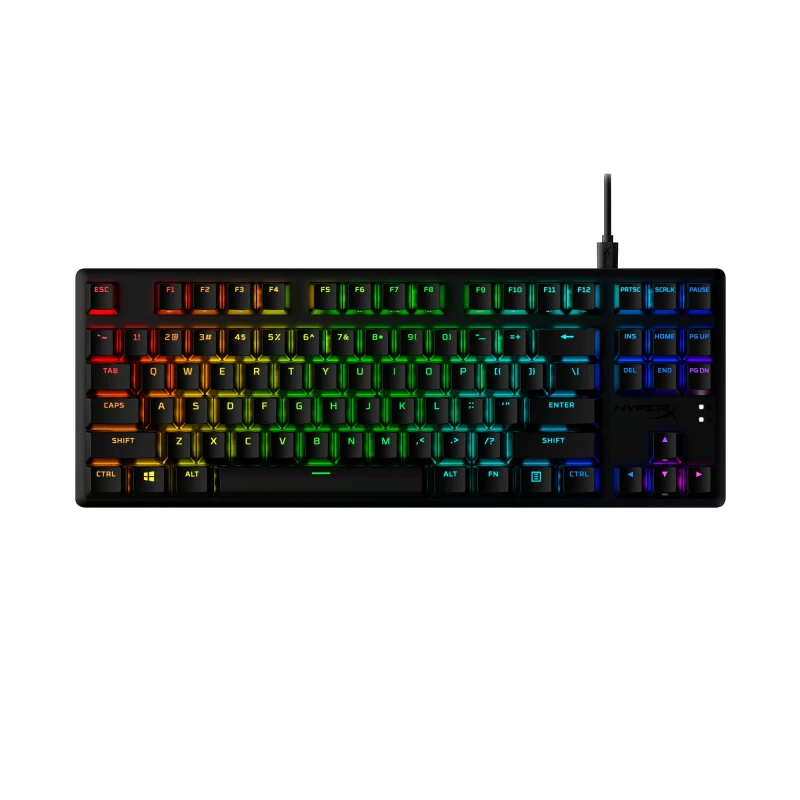 Image of HyperX Alloy Origins Core PBT HX Aqua - Mechanical Gaming Keyboard