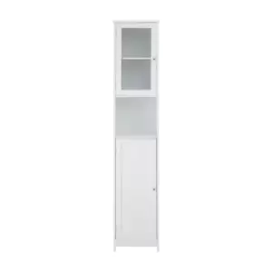 Image of Premier Housewares Portland Floor Standing Tall Cabinet