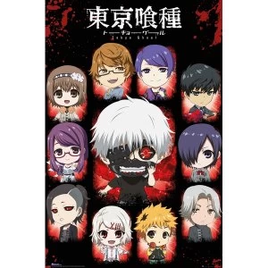 Image of Tokyo Ghoul Chibi Characters Maxi Poster