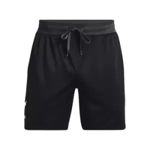 Image of Under Armour Project Rock Mesh Shorts Mens - Black