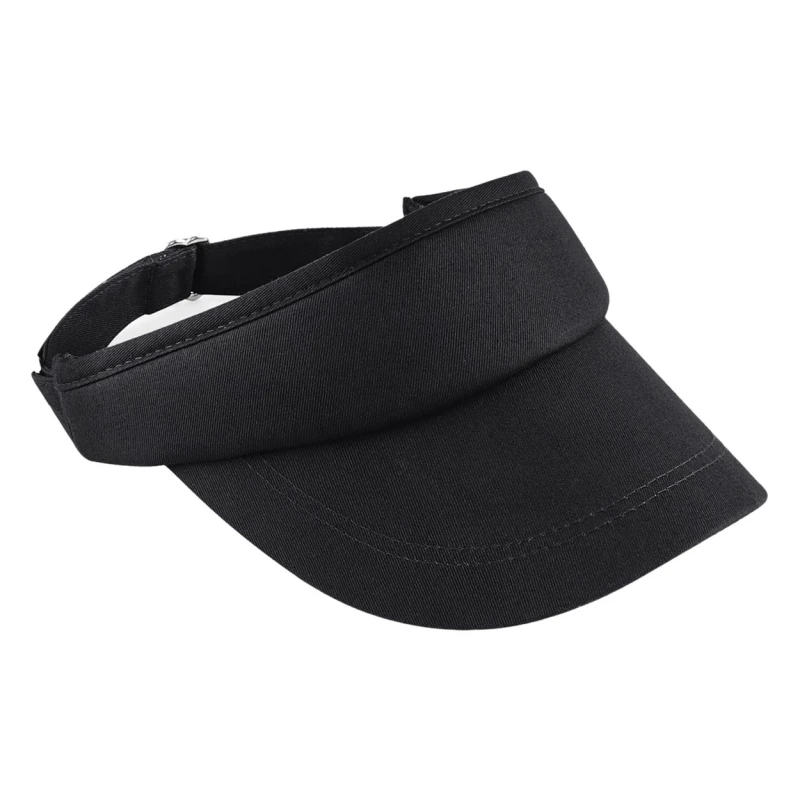 Image of Beechfield Womens Sports Visor Headwear in Black Female One Size