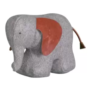 Image of Eric Elephant Doorstop Grey