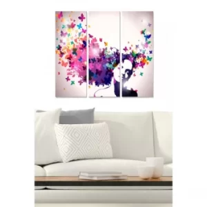 Image of MDF9435306 Multicolor Decorative MDF Painting (3 Pieces)