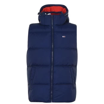 Image of Tommy Jeans Logo Gilet - Navy C87