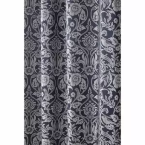 Image of Emma Barclay Eden Eyelet Curtain 90 X 90 Navy (pair)