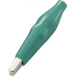 Image of Alligator clip Green Max. clamping range 3mm Length 40 mm KSS