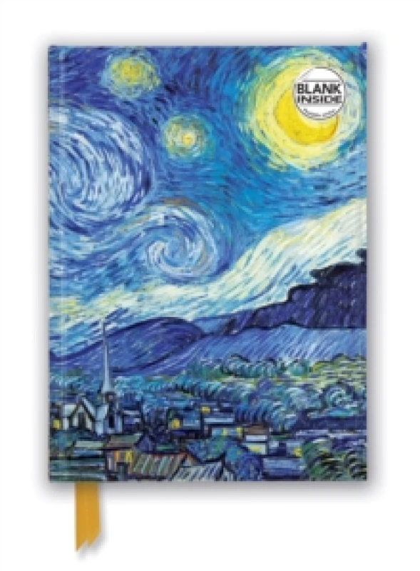 Image of Vincent van Gogh: The Starry Night (Foiled Blank Journal) Notebook / blank book
