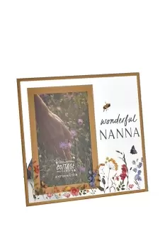 Image of Mother's Day Glass Frame 4 x 6 "Nanna"