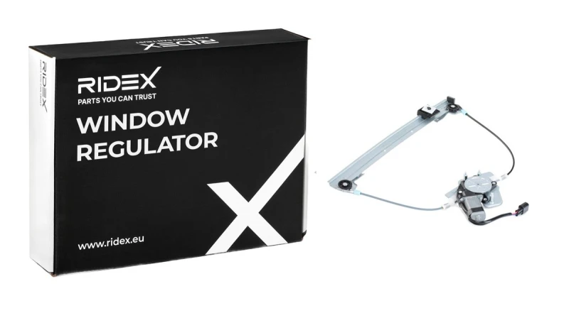 Image of RIDEX 1561W0124 Window regulator Left, Operating Mode: Electric, with electric motor Window Winder (1561)