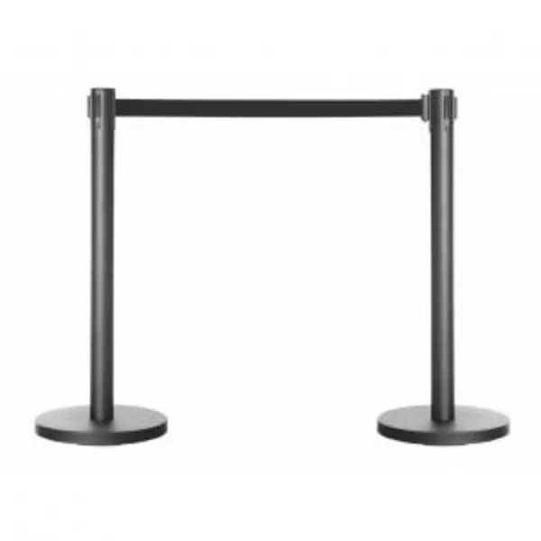 Image of Retractable 2M Post BK with BK Tape EXR24947SS