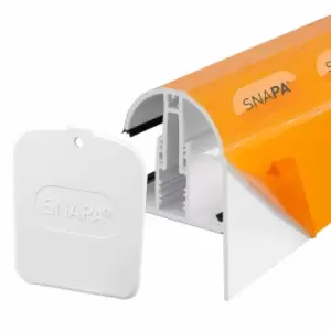 Image of Snapa Gable Bar 10, 16, 25, 32, and 35mm Including Endcap White - 4m