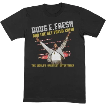 Image of Doug E. Fresh - The World's Greatest Unisex Medium T-Shirt - Black