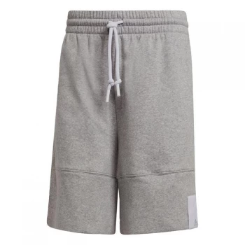 Image of adidas Sportswear Comfy and Chill Fleece Shorts Me - Medium Grey Heather