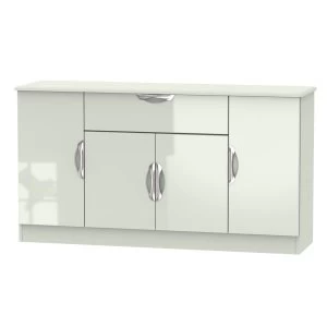 Image of Indices 1-Drawer, 4-Door TV Unit - Beige