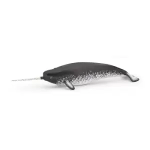 Image of PAPO Marine Life Narwhal Toy Figure, Three Years or Above, Grey (56016)
