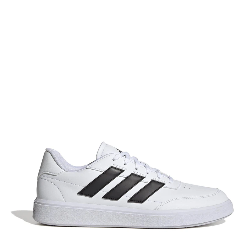 Image of adidas Courtblock Mens Trainers - White White 8