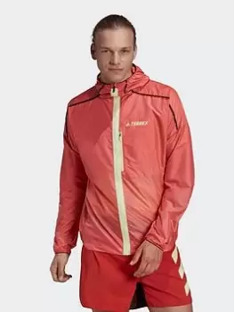 Image of adidas Terrex Agravic Windweave Windbreaker, White Size M Men