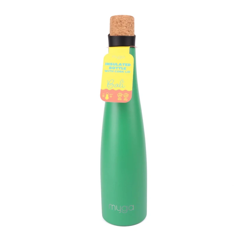 Image of Myga Bali Insulated Water Bottle - 700ml in Green Green Unisex