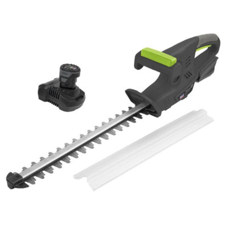 Image of Sealey CP108VHT 10.8v Cordless Hedge Trimmer 450mm 1 x 2ah Li-ion Battery Charger CP108VHT